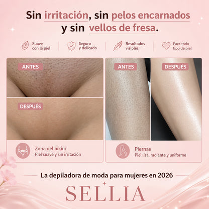 Sellia Glow – Afeitadora Corporal 2 en 1